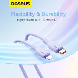Thumbnail Dây cáp sạc nhanh BASEUS Pudding Series 20W Type-C thích hợp 3