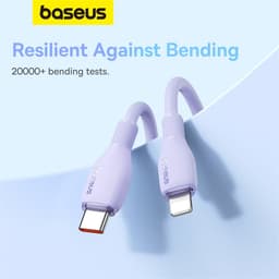 Thumbnail Dây cáp sạc nhanh BASEUS Pudding Series 20W Type-C thích hợp 1