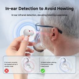 Thumbnail Retekess HearingSense Máy trợ thính không dây Giảm tiếng ồn Chức năng phát hiện tai Bộ khuếch đại âm thanh tai FDA Cleared cho người cao tuổi 3