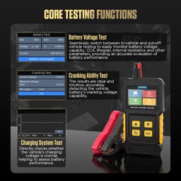 Thumbnail AUTOOL BT360 12V Kiểm Tra Pin Kỹ Thuật Số Ô Tô Chẩn Đoán Kiểm Tra Pin Máy Phân Tích Xe Cranking Sạc Máy Quét 4