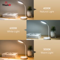 Thumbnail Đèn bàn đọc sách Thunlit bóng LED có thể sạc lại 1500mAh với 3 nhiệt độ màu 4