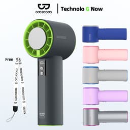 Thumbnail Quạt cầm tay GOOJODOQ 10x Tăng cường sức gió 100 cấp Độ điều chỉnh tốc độ Máy nén lạnh 1
