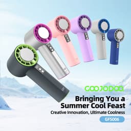 Thumbnail Quạt cầm tay GOOJODOQ 10x Tăng cường sức gió 100 cấp Độ điều chỉnh tốc độ Máy nén lạnh 2