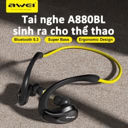 Thumbnail Tai nghe Bluetooth đeo cổ Awei A880BL thể thao chạy bộ, tai bịt, ipx4 Chống Nước super bass 1