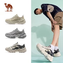 Thumbnail Giày thể thao CAMEL CROWN dành cho nam và nữ, giày thường thoáng khí, giày bố đế dày nâng cao 1