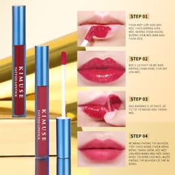 Thumbnail KIMUSE 5 Màu Tùy Chọn Peel Off Lip Stain Tattoo Lipstick Lâu trôi và không thấm nước Peel Off Lip Make Up 3