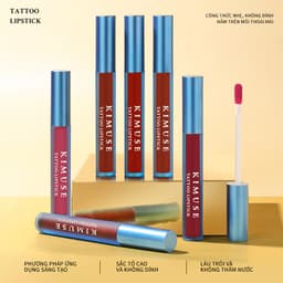 Thumbnail KIMUSE 5 Màu Tùy Chọn Peel Off Lip Stain Tattoo Lipstick Lâu trôi và không thấm nước Peel Off Lip Make Up 1