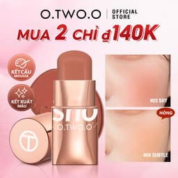 Thumbnail Phấn má hồng dạng thỏi O.TWO.O cấp ẩm với 6 màu lựa chọn 1