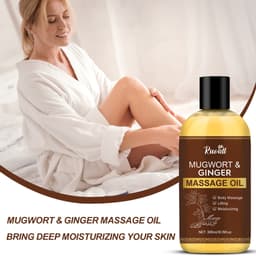 Thumbnail Dầu Massage gừng ngải cứu tự nhiên RUOALL 300ml, Giảm đau cơ bắp, Thúc đẩy tuần hoàn máu 3