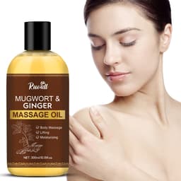 Thumbnail Dầu Massage gừng ngải cứu tự nhiên RUOALL 300ml, Giảm đau cơ bắp, Thúc đẩy tuần hoàn máu 1