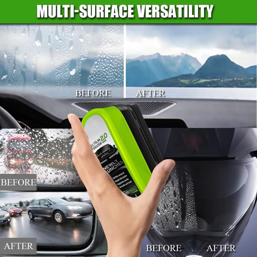 Ảnh Chất tẩy rửa kính Boministore tốt nhất 2025, Chất tẩy rửa ô tô Boministore Pro 2.0, Chất tẩy màng dầu ô tô mạnh mẽ cho cửa sổ ô tô, Độ rõ ràng vượt trội cho xe và gia đình của bạn 2