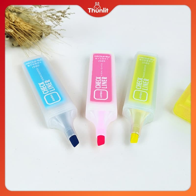 Ảnh Bút dạ quang Thunlit Bút dạ quang viết màu huỳnh quang Đồ dùng học tập Văn phòng phẩm Bút dạ quang 4