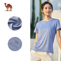Thumbnail Áo thun CAMEL CROWN phong cách thể thao khô nhanh cao cấp cho nữ 1
