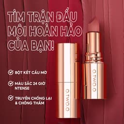 Thumbnail O.two.o 14 Màu Matte Lipstick Khóa Màu Lâu Dài Mịn Glide Họa Tiết Nhung Sắc Tố Cao Cả Ngày Mặc Nhẹ Thoải Mái Màu Đậm 3