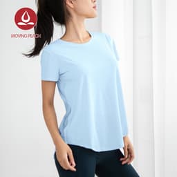 Thumbnail MOVING PEACH Áo thun tập yoga fitness nhanh khô dành cho nữ 4