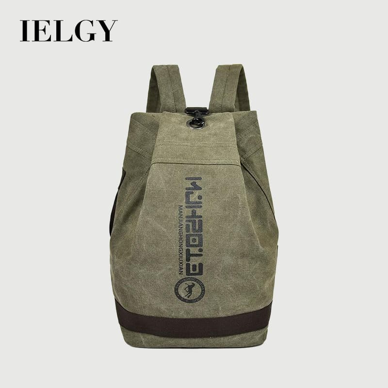 Ảnh Ba lô vải canvas ngoài trời phong cách Hàn Quốc IELGY nam 1