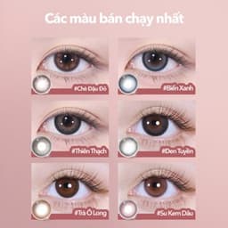 Thumbnail Kính áp tròng 6 tháng moody, mẫu mã đa dạng, lên màu chuẩn, có độ cận 0-7, độ giãn tròng 14.0 – 14.5mm 2