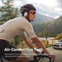 Thumbnail Tai nghe tai mở SoundPEATS RunFree (Màu xám) Tai nghe dẫn truyền không khí Trình điều khiển 16,2mm Thời gian chơi 14 giờ với băng đô Tai nghe thể thao Bluetooth 5.3 2