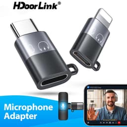 Thumbnail Bộ chuyển đổi HdoorLink OTG USB-C sang IOS cho bộ chuyển đổi ghi âm sạc micro Lavalier Type C sang IOS 1