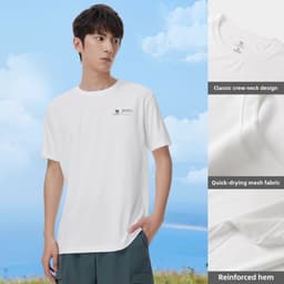 Thumbnail Áo thun CAMEL CROWN tay ngắn thoáng khí nhanh khô cao cấp thời trang thể thao dành cho nam 4