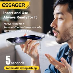 Thumbnail Bật lửa thuốc lá điện Essager Mini Type-C Thích hợp cho điện thoại di động powebank 1