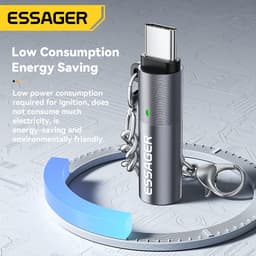 Thumbnail Bật lửa thuốc lá điện Essager Mini Type-C Thích hợp cho điện thoại di động powebank 3