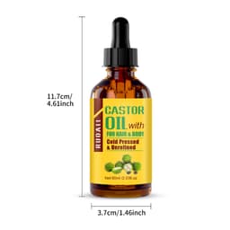 Thumbnail Dầu thầu dầu ép lạnh đa năng tự nhiên 60ml- Nuôi dưỡng sâu và sửa chữa hư tổn cho tóc, da 3