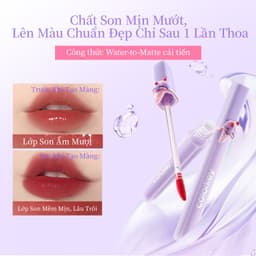 Thumbnail Son môi COLORKEY lì ánh nước chống nước chống dính cốc màu 1.8g 3
