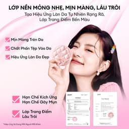 Thumbnail COLORKEY SPF50+ Cushion Chống Nắng Kẻ Ô Hồng, Mỏng Nhẹ Giữ Lớp Make-up Lâu Trôi, 11g 3