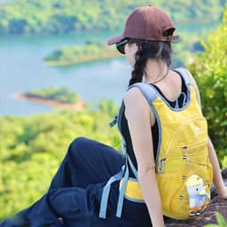 Thumbnail Túi leo núi ngoài trời CAMEL CROWN Du lịch đi xe đạp Ba lô chống nước đi bộ đường dài nhẹ 2