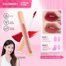 Thumbnail Son tint bóng COLORKEY dưỡng ẩm trong suốt mềm mại lâu trôi độ ấm vừa vặn không dính có sắc tố cao 1