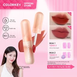 Thumbnail COLORKEY Son Môi Colorkey Lip Mousse Lip Mud Màu Nhung Mờ Xinh Xắn 2g 1