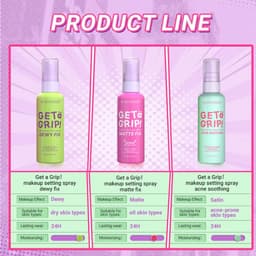 Thumbnail Lamuseland Bắt tay! Xịt trang điểm 60ML - Thích hợp cho mọi loại da (Dewy Fix, Matte Fix, Acne Soothing) 1