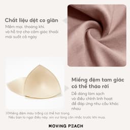 Thumbnail Áo ngực thể thao t MOVING PEACH thoáng khí thời trang cho nữ 3