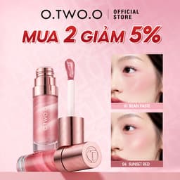Thumbnail O.two.o Lỏng Blush 6 Màu Mềm Mờ Hoàn Thiện Dài Tự Nhiên Nữ Tính Cheek Dễ Dàng Pha Trộn Họa Tiết Kem Mượt 12.5g 1