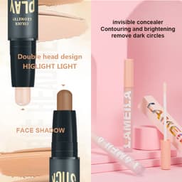 Thumbnail LAMEILA bộ trang điểm 17 sản phẩm Son môi+Mascara+kẻ mắt+Bàn chải trang điểm+Chất lỏng concealer+Lông mi clip+Lông mày dao+Nhãn bóng đĩa 3