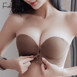 Thumbnail FallSweet 3CM Dày Trước Đóng Áo Ngực Dành Cho Nữ quây Push Up Đồ Lót Vô Hình Không Dây Chống Trơn Trượt Thần Mật Nâng Ngực Đồ Lót 1