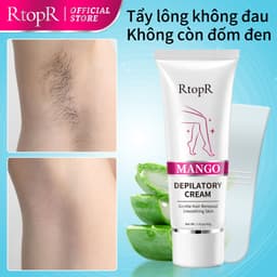 Thumbnail Kem Tẩy Lông RtopR Chiết Xuất Từ Xoài Dành Cho Nam Và Nữ Dạng Mịn Hương Liệu Không Gây Kích Ứng Và Đau Với Triệt Lông Nách Chân Tay Bikini Vùng Kín An Toàn Không Kích Ứng Da 40g 3