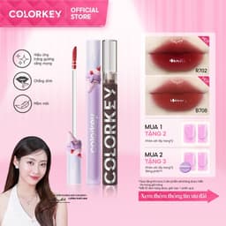 Thumbnail Son kem COLORKEY 1.7g lâu trôi trang điểm màu tươi sáng tùy chọn 1