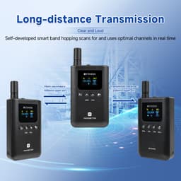 Thumbnail Retekess TT129 Hướng dẫn du lịch Gystem Wireless Hỗ trợ nói đồng thời ba cấp độ Giảm tiếng ồn Khoảng cách dài cho bài giảng Đào tạo doanh nghiệp 4