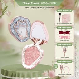 Thumbnail Phấn má hồng FLOWER KNOWS trang điểm tự nhiên 3 màu tùy chọn cao cấp 5g 1
