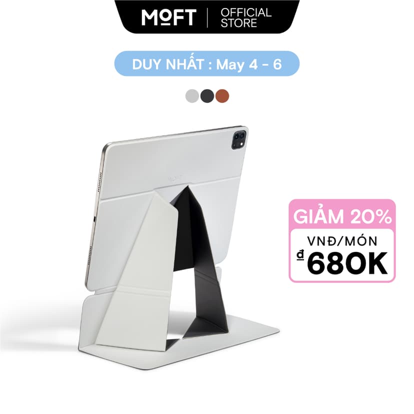 Ảnh MOFT Snap Float Folio for iPads ao da máy tính bảng MOFT có nhiều góc nhìn tự động mở/ khóa thích hợp cho Pro 11 "2022-2018 / Air 2022 / 2020) 1