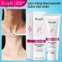 Thumbnail RtopR Mango Kem Da Cổ Dưỡng ẩm Chăm sóc da Cổ khô Nếp nhăn cổ Chống lão hóa Chống Nếp Nhăn Làm Trắng  Neck Firming Rejuvenation Cream 40g 1