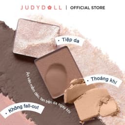 Thumbnail Phấn Mắt 7 Màu JUDYDOLL 8.5g Đa Năng Hiệu Ứng Nhũ Siêu Lấp Lánh Mịn Lì Dễ Tán Bền Màu Lên Màu Chuẩn 3