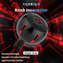 Thumbnail Núm tay quay GOMEXUS hợp kim 38-41mm cho máy câu đứng và ngang Shimano Vanquish Daiwa Steez Ryobi Ecusima A38-DF 1