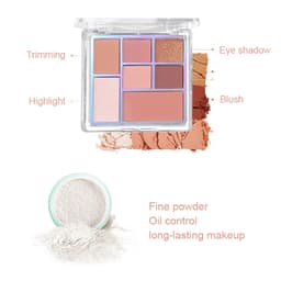 Thumbnail Bộ chăm sóc sắc đẹp Lameila Mascara + Phấn mắt + Son môi + Kem BB + Kem che khuyết điểm + Que che khuyết điểm + Phấn phủ + Phấn má hồng + Bút kẻ mắt + Bút chì kẻ mày + Dao lông mày + Kẹp lông mi + Cọ trang điểm * 5 Bộ nhiều người mới bắt đầu 4