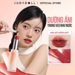 Thumbnail Son Dưỡng Có Màu JUDYDOLL 3g Dưỡng Ẩm Bóng Tráng Gương Sáng Lấp Lánh Mịn Môi Bền Màu Che Phủ Vân Môi 1