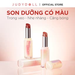 Thumbnail Son Dưỡng Có Màu JUDYDOLL 3g Dưỡng Ẩm Bóng Tráng Gương Sáng Lấp Lánh Mịn Môi Bền Màu Che Phủ Vân Môi 3