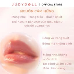 Thumbnail Son Dưỡng Có Màu JUDYDOLL 3g Dưỡng Ẩm Bóng Tráng Gương Sáng Lấp Lánh Mịn Môi Bền Màu Che Phủ Vân Môi 4