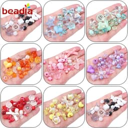Thumbnail Hạt xâu Beadia bằng acrylic hỗn hợp phong cách Baroque dùng làm trang sức DIY 1